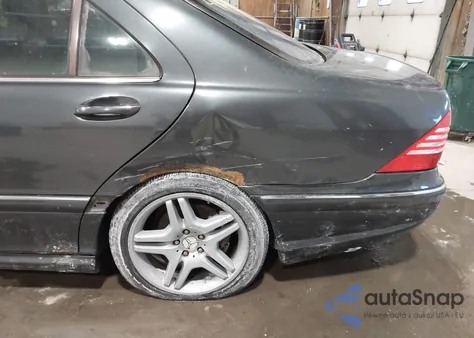 2001 Mercedes-Benz S 500 из США, поврежденный, VIN WDBNG75J21A137334